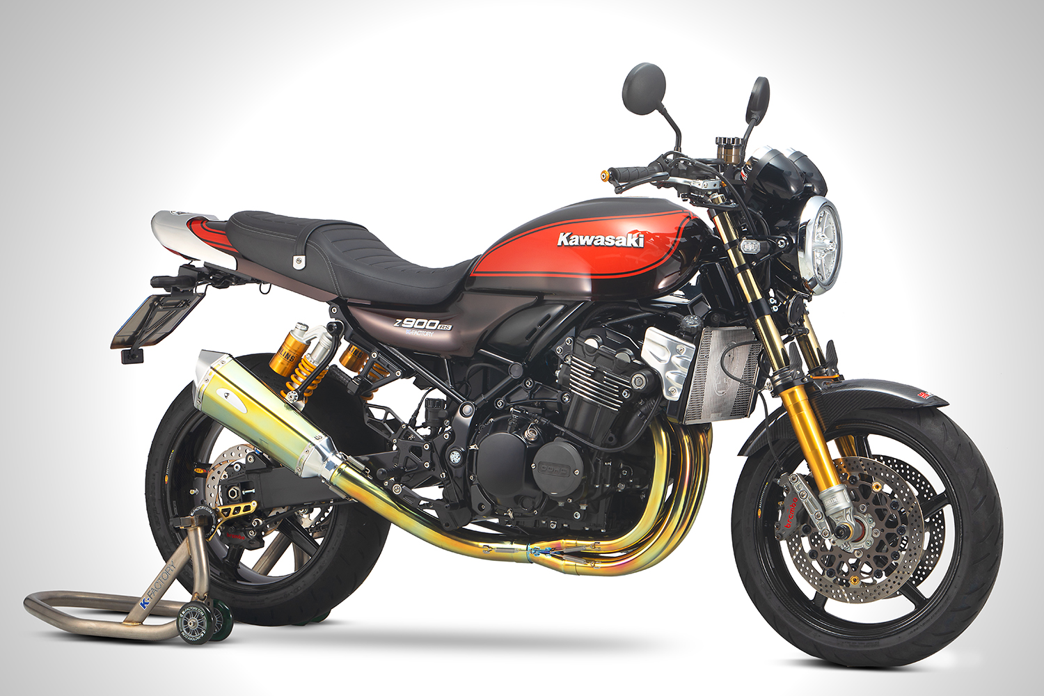 CLR-RG+(ﾌﾟﾗｽ) フルエキ：ヘキサゴンサイレンサー JMCA認証(Z900RS)