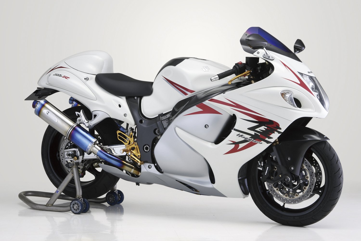 K-FACTORY ONLINE SHOP / FRC チタン フルエキゾーストマフラー 2本出し (GSX1300R 隼 '08)