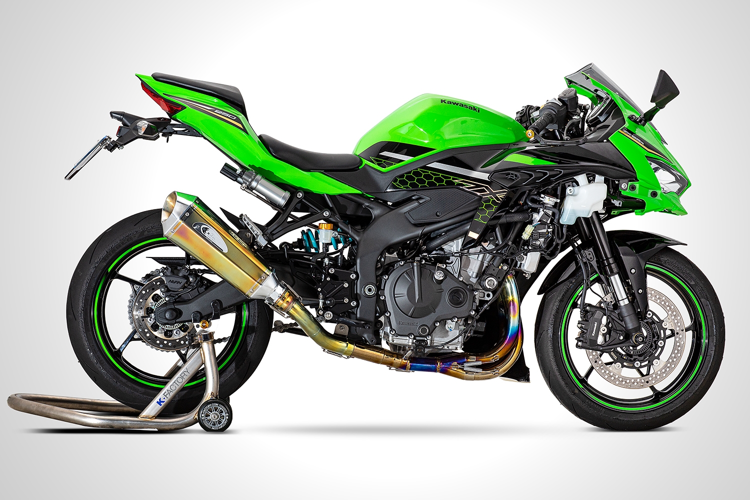 チタン製フルエキゾーストマフラー K-factory ZX-25R