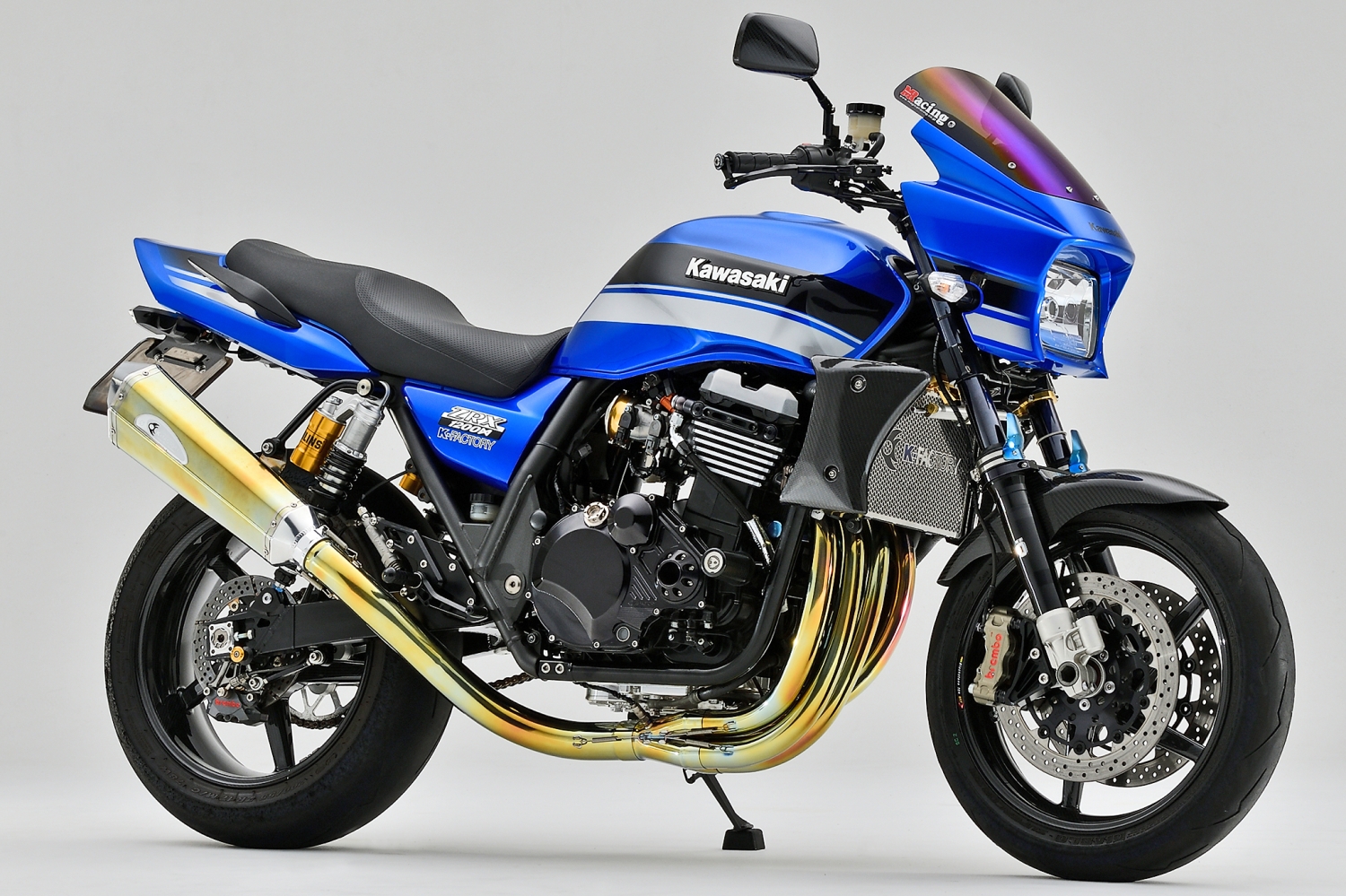 ZRX1200ダエグ マフラー K600/M127 カワサキ 純正  バイク 部品 ZR1200D K600 M127 コケキズ無し 凹みなし そのまま使える 車検 Genuine:22105631