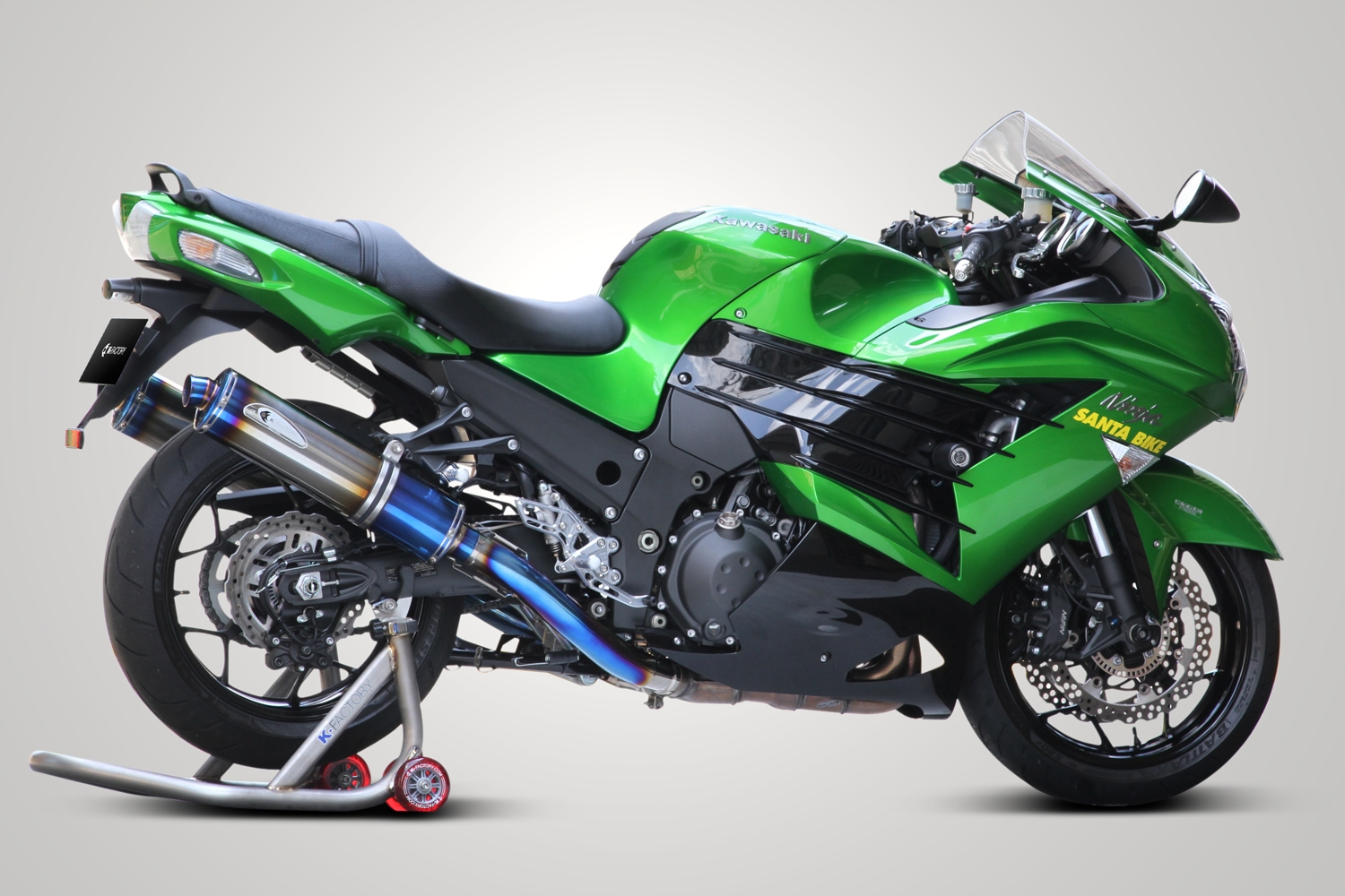 K-FACTORY ONLINE SHOP / FRC チタンスリップオンマフラー 2S/O SBL（ZX-14R）