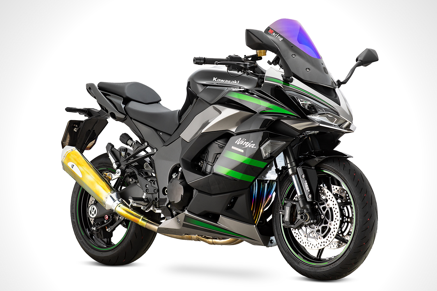 NINJA1000SX サイレンサーマフラー K693 カワサキ 純正  バイク 部品 ZX1002K コケキズ無し 品薄 希少品 ノーマルマフラー 車検 Genuine:22302163